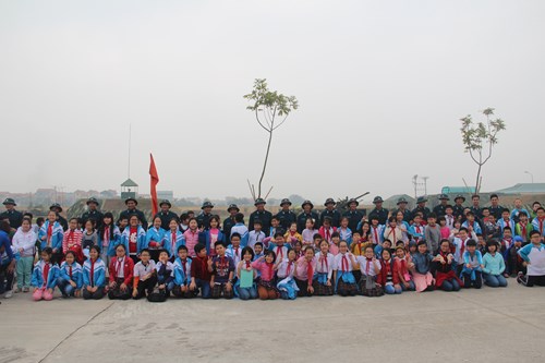 Hành trình tham quan, học tập tại Đại đội 72 Trung Đoàn 280, Phú Thị - Gia Lâm - Hà Nội của học sinh TH Đô thị Sài Đồng

